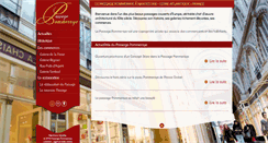 Desktop Screenshot of passagepommeraye.fr