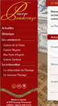 Mobile Screenshot of passagepommeraye.fr